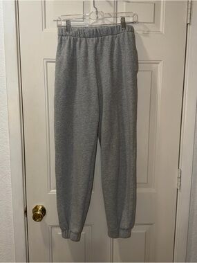 John Galt Womens Gray Cotton Sweatpants Pull On Size Small